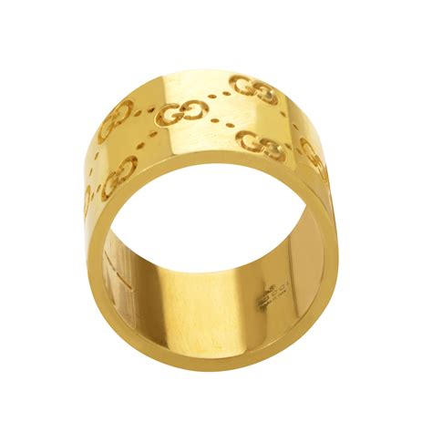 gucci ring gold icon|gucci icon ring 18k.